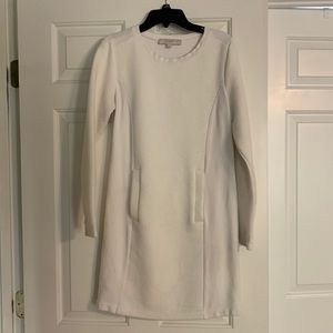 The Loft White Sweatshirt Dress